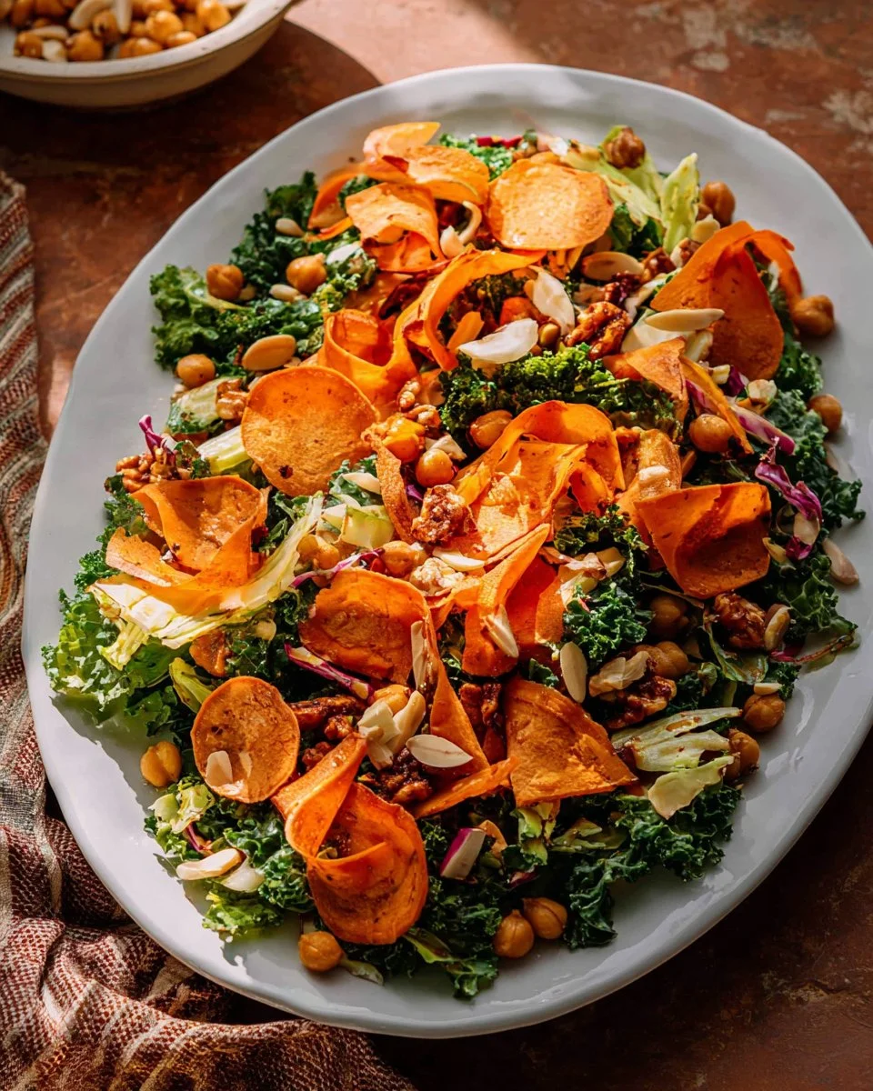 Roasted Butternut Squash Kale Salad