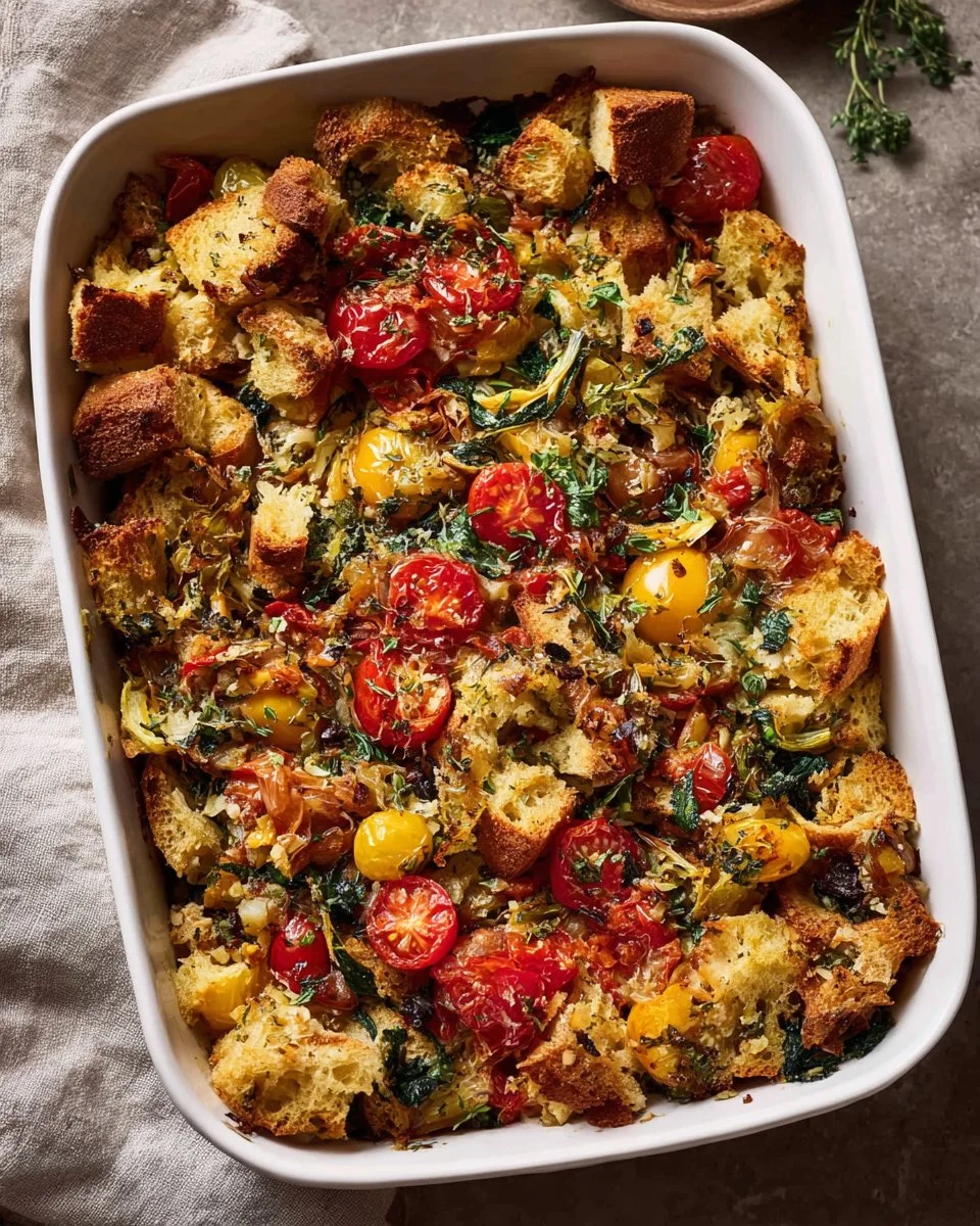 Tomato and White Bean Casserole