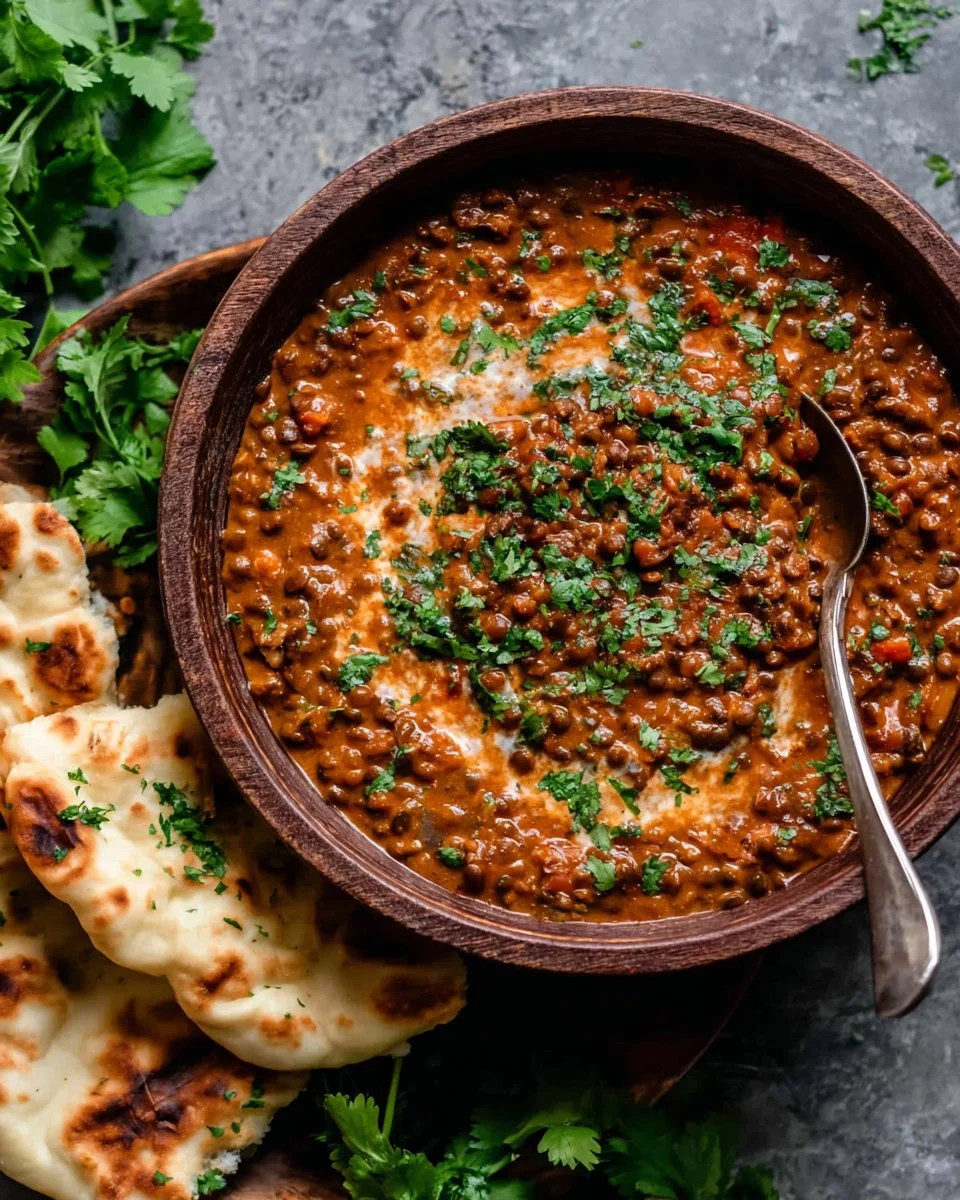 Vegan Black Lentil Curry