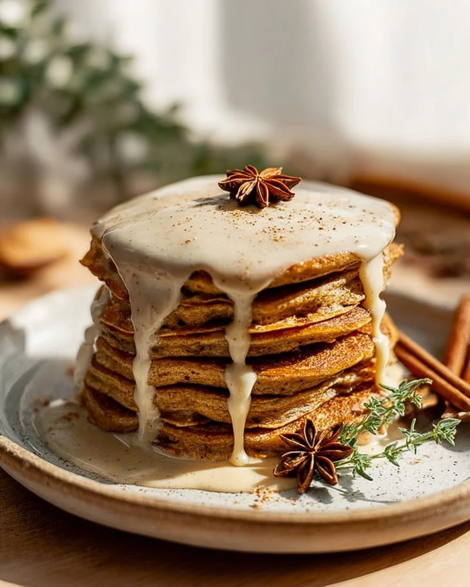 Vegan Vanilla Chai Spiced Pancakes