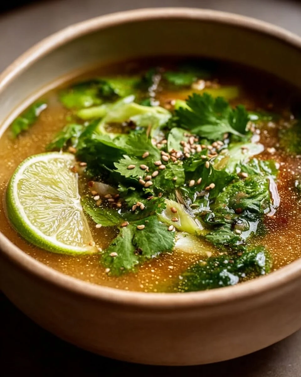 Asian-Inspired Chicken Soup