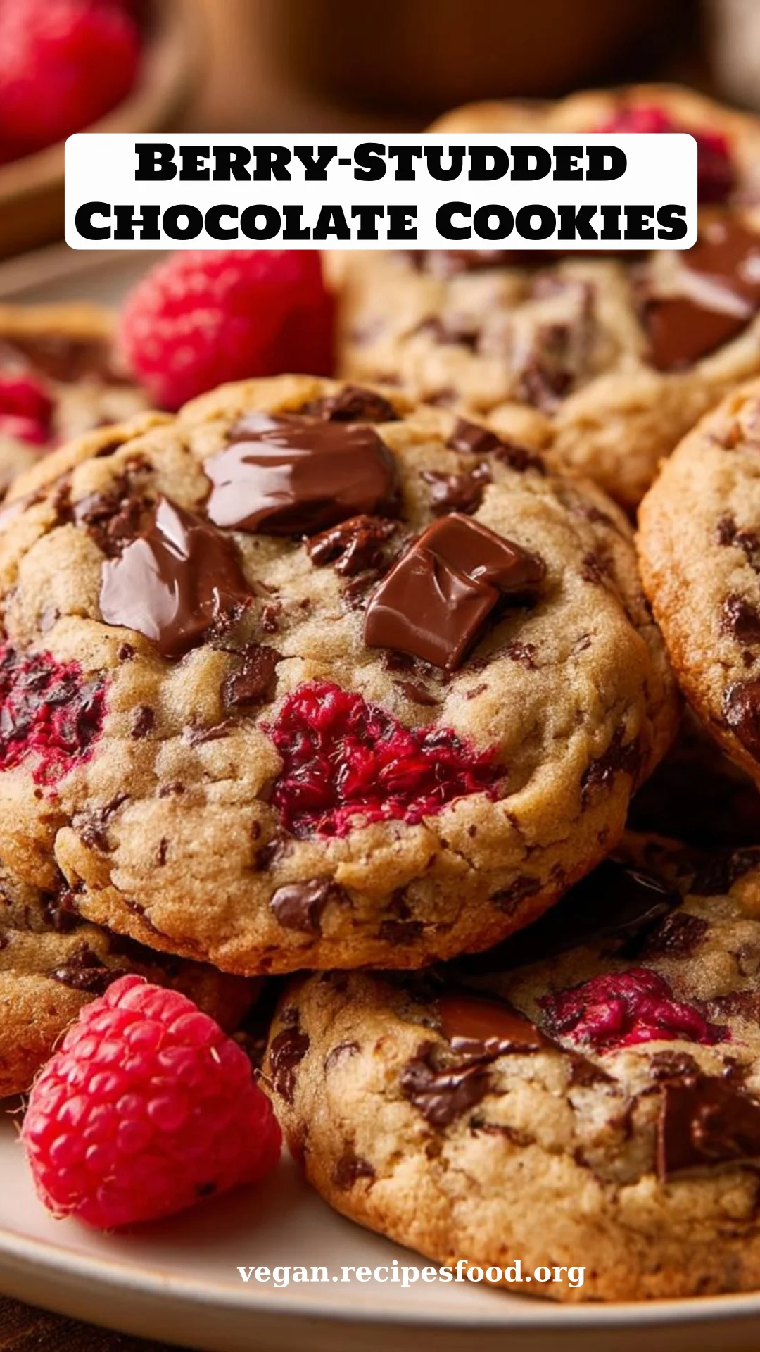Berry-Studded Chocolate Cookies