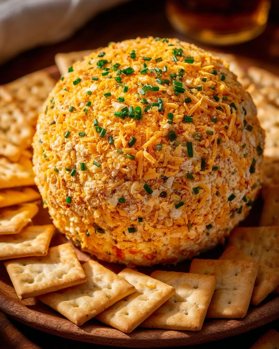 Cheddar Cheese Horseradish Cheese Ball
