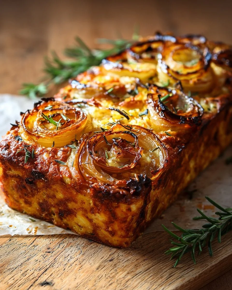 CHEESY CRUSTED CARAMELISED LEEK