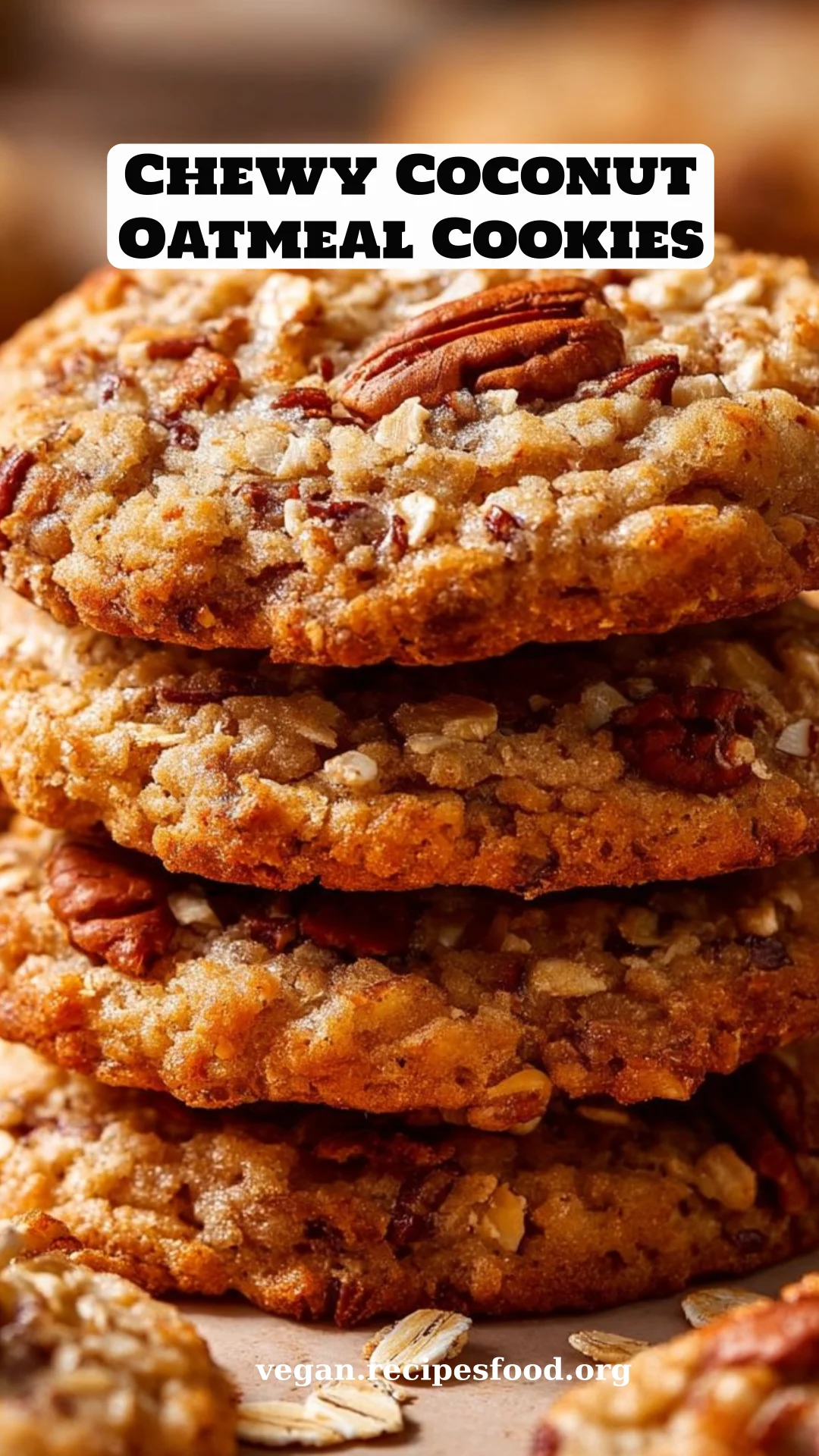 Chewy Coconut Oatmeal Cookies