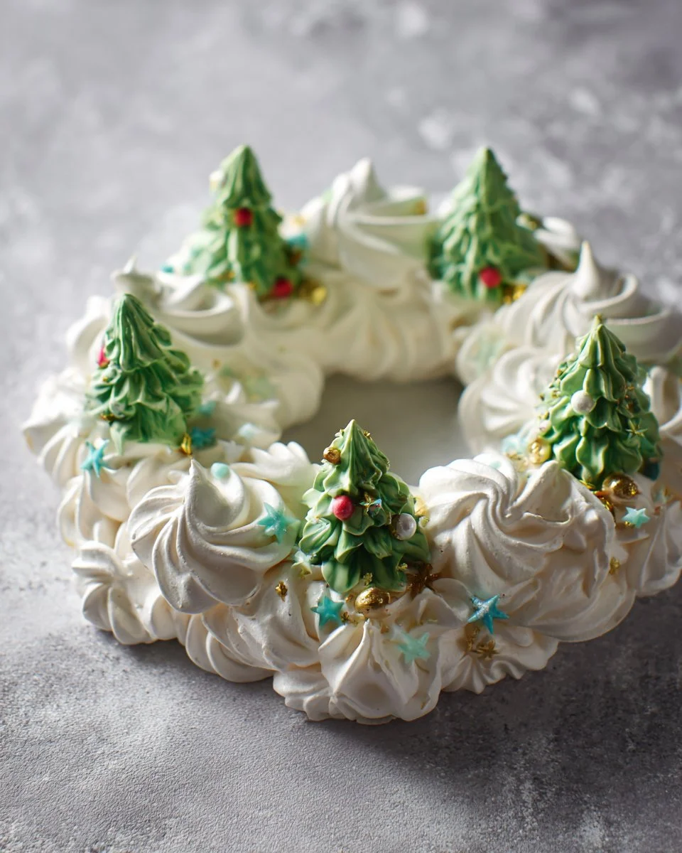 Christmas Pavlova Wreath