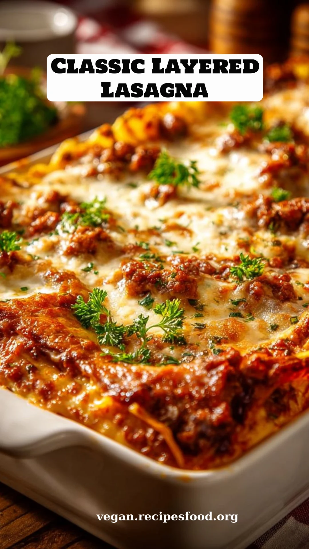 Classic Layered Lasagna