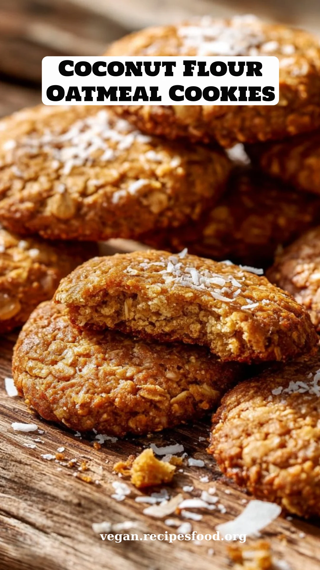 Coconut Flour Oatmeal Cookies