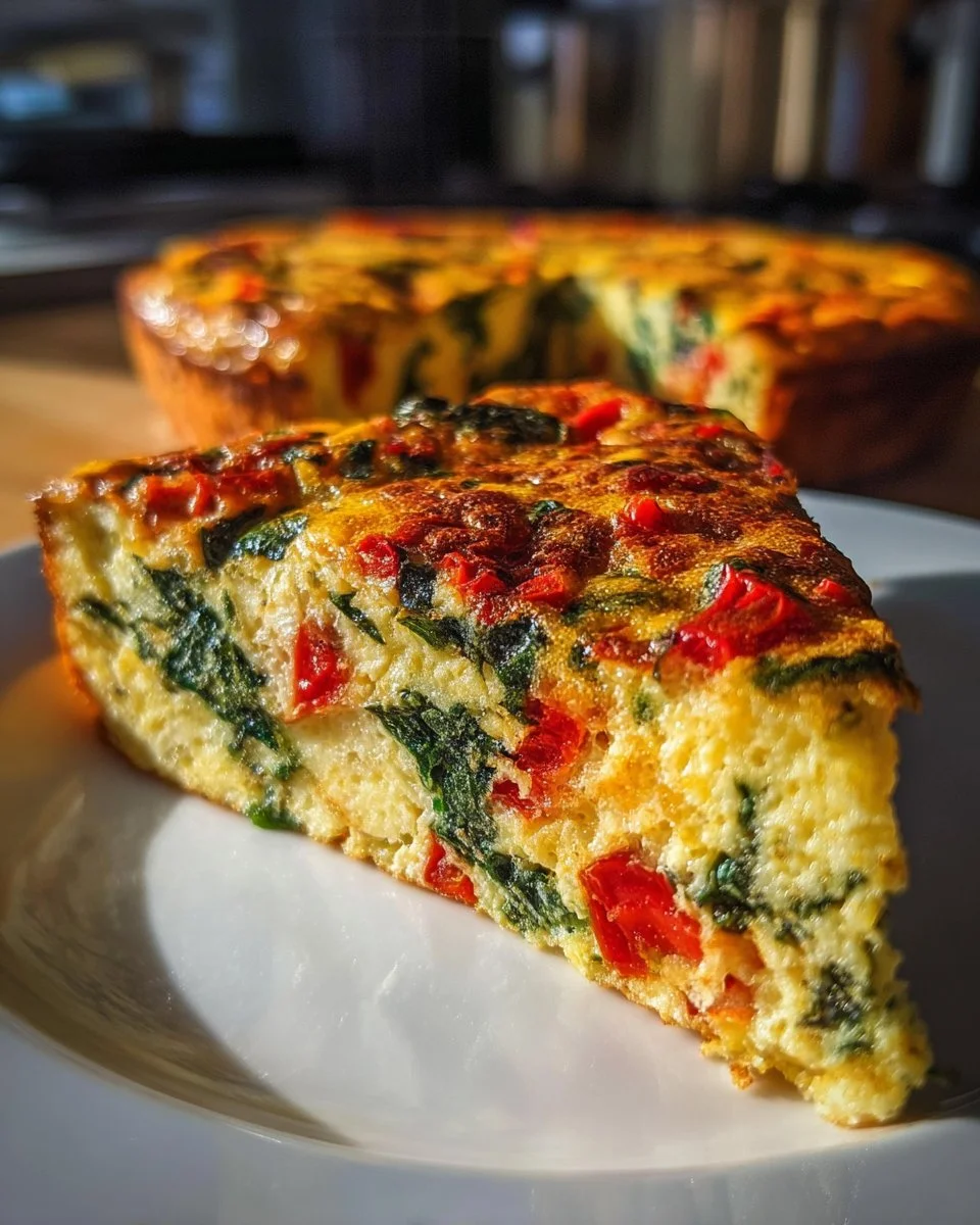 Cottage Cheese Crustless Quiche