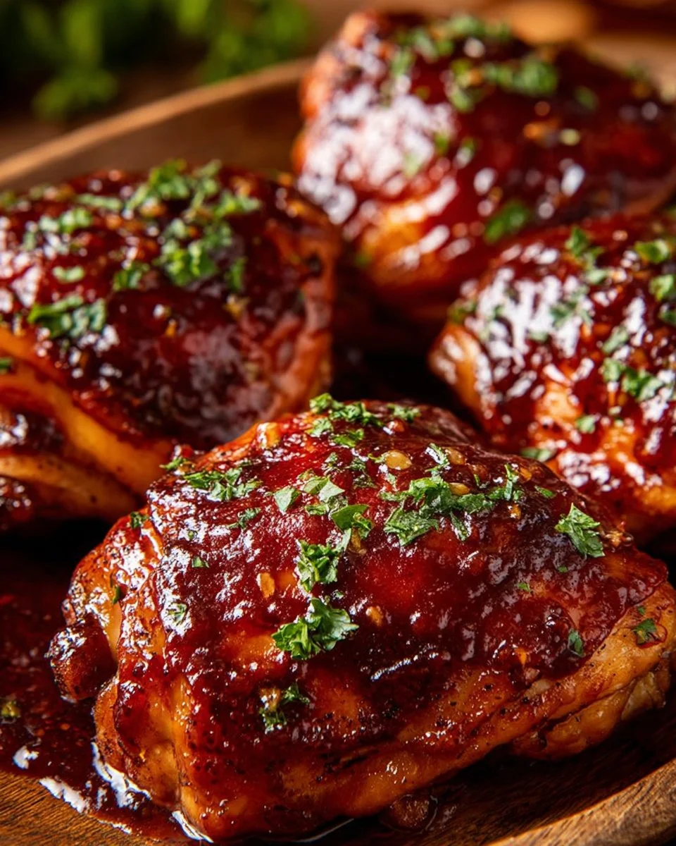 Crock Pot BBQ Boneless Skinless Chicken Thighs
