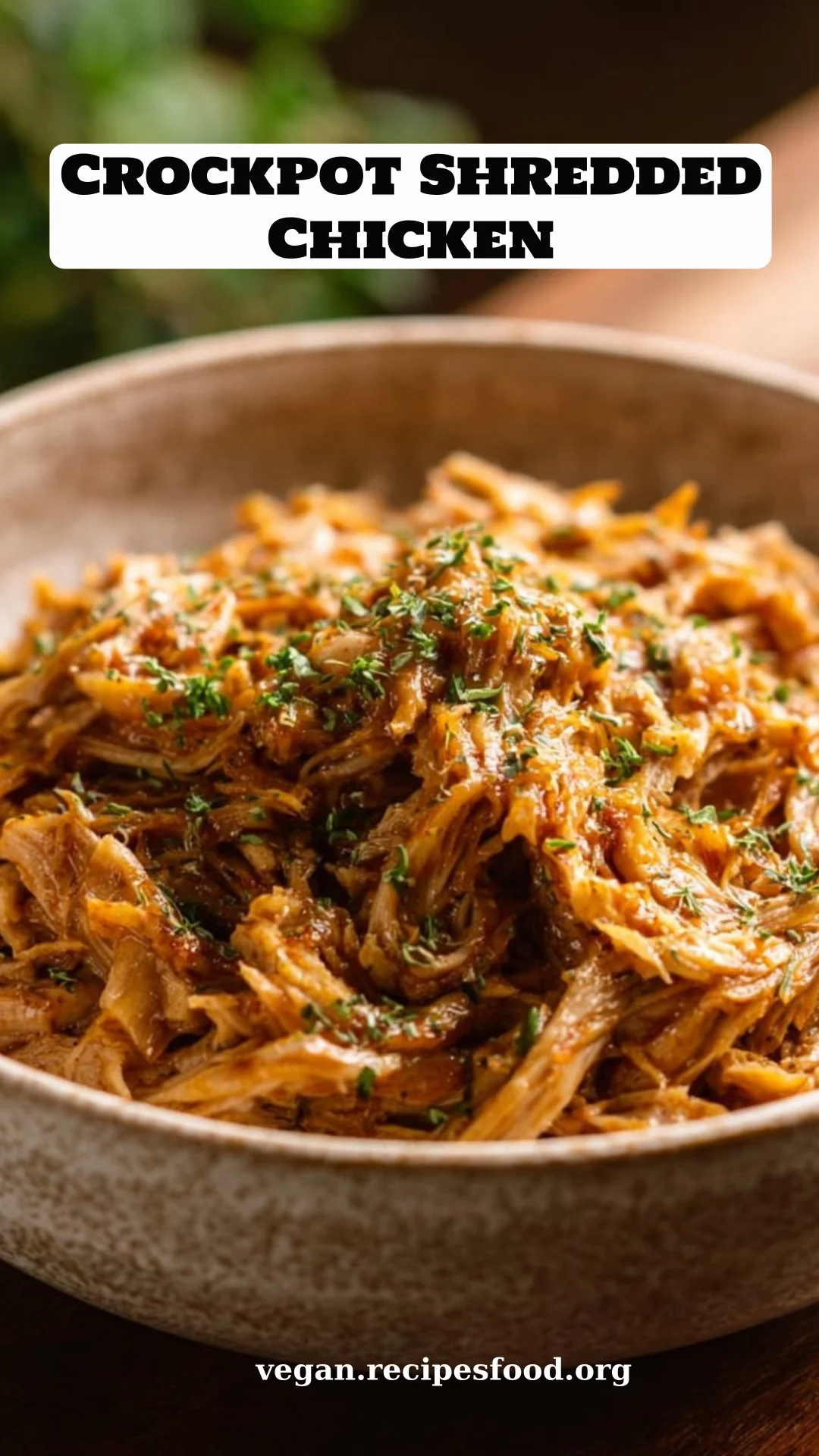 Crockpot Shredded Chicken