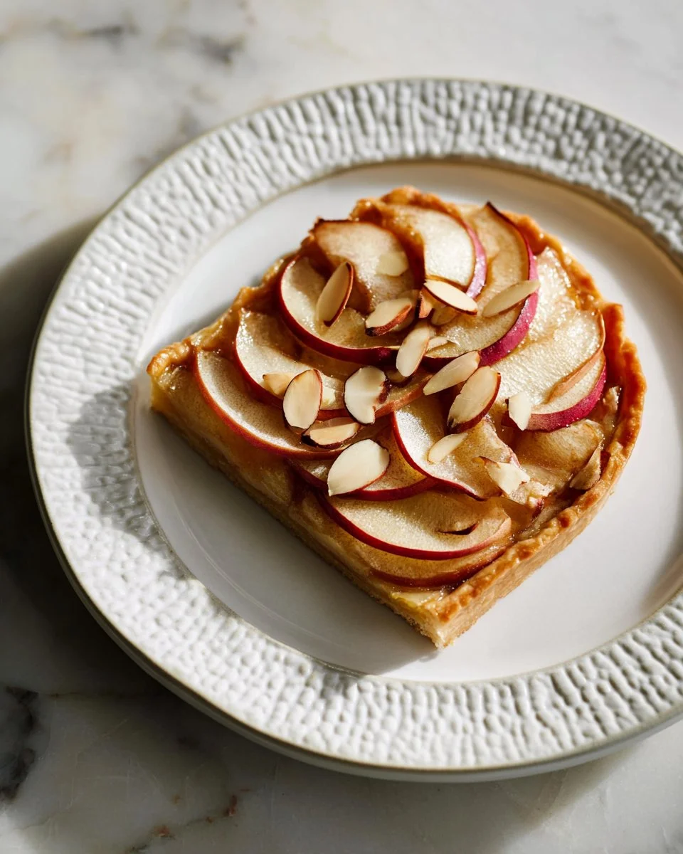 EASY PEAR TART + CINNAMON MAPLE GLAZE