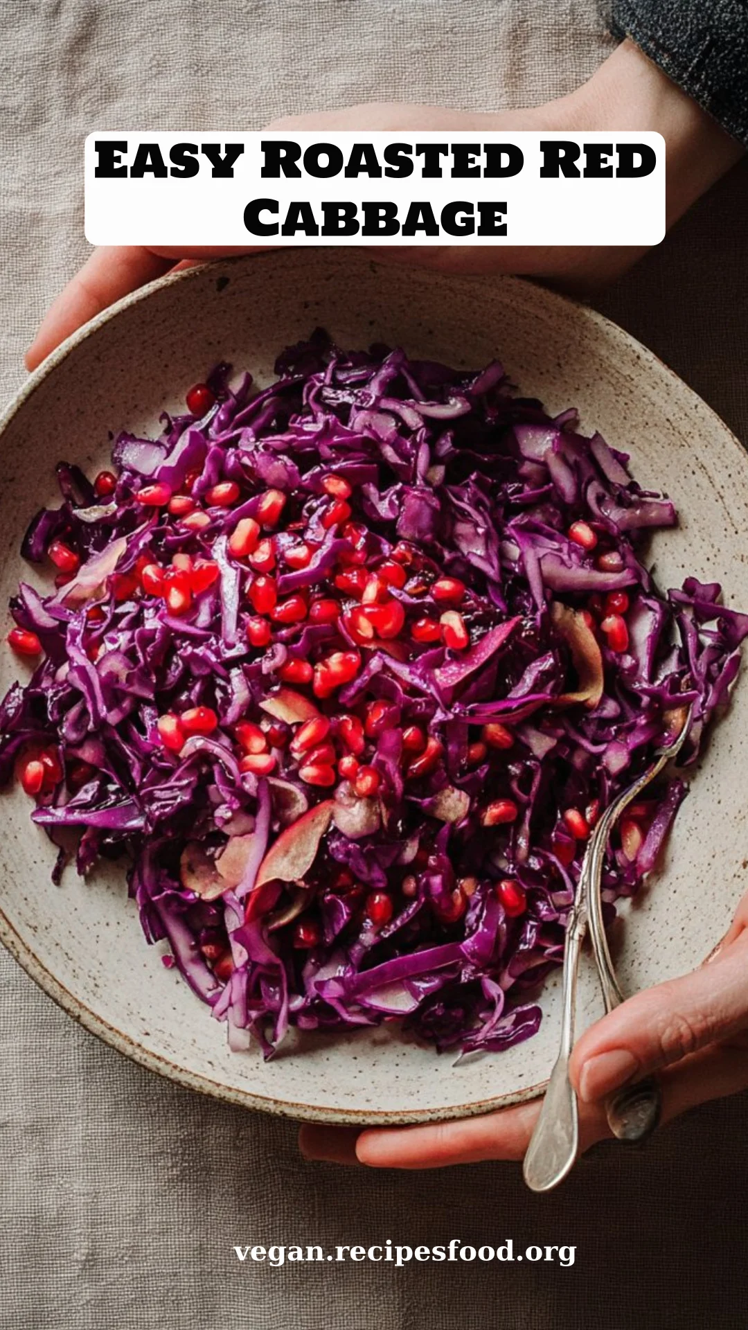 Easy Roasted Red Cabbage