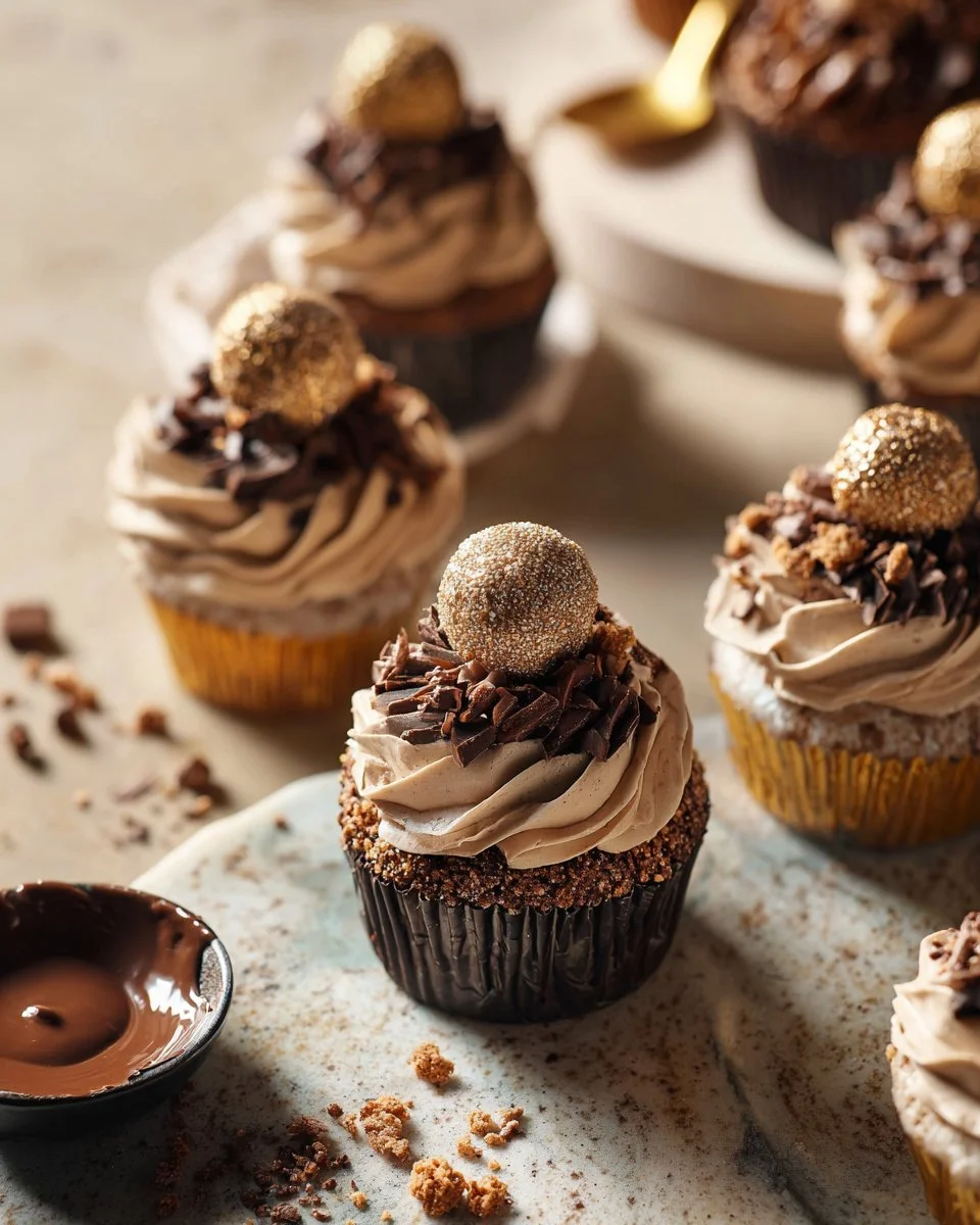 Ferrero Rocher Cupcakes