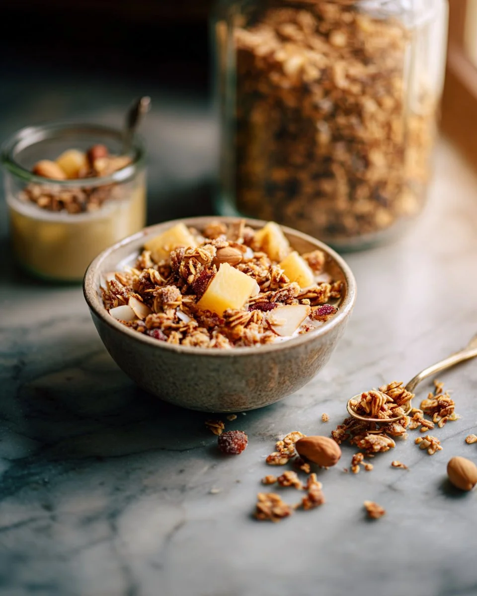 GINGER-ORANGE GRANOLA