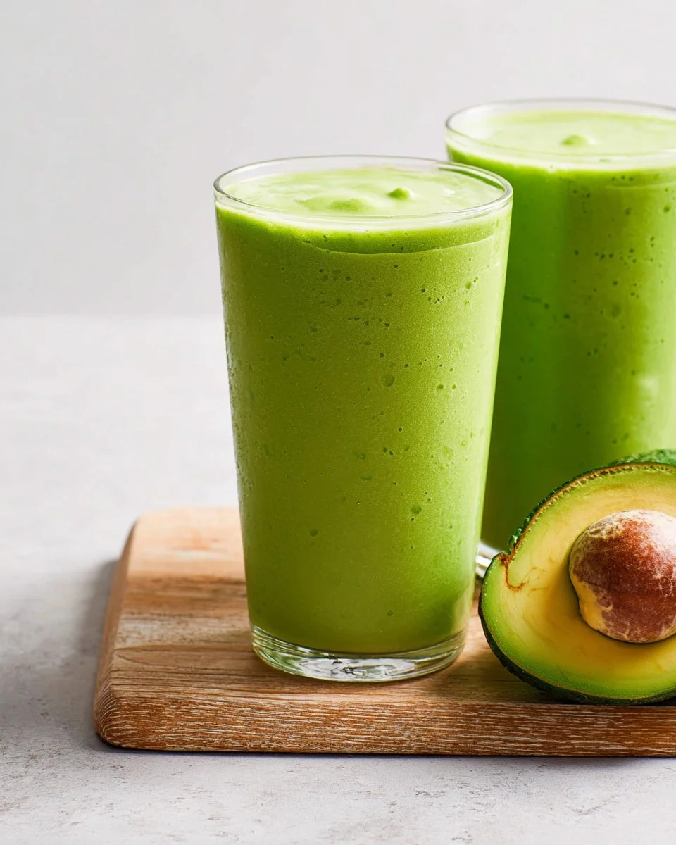 Green Avocado Spinach Smoothie