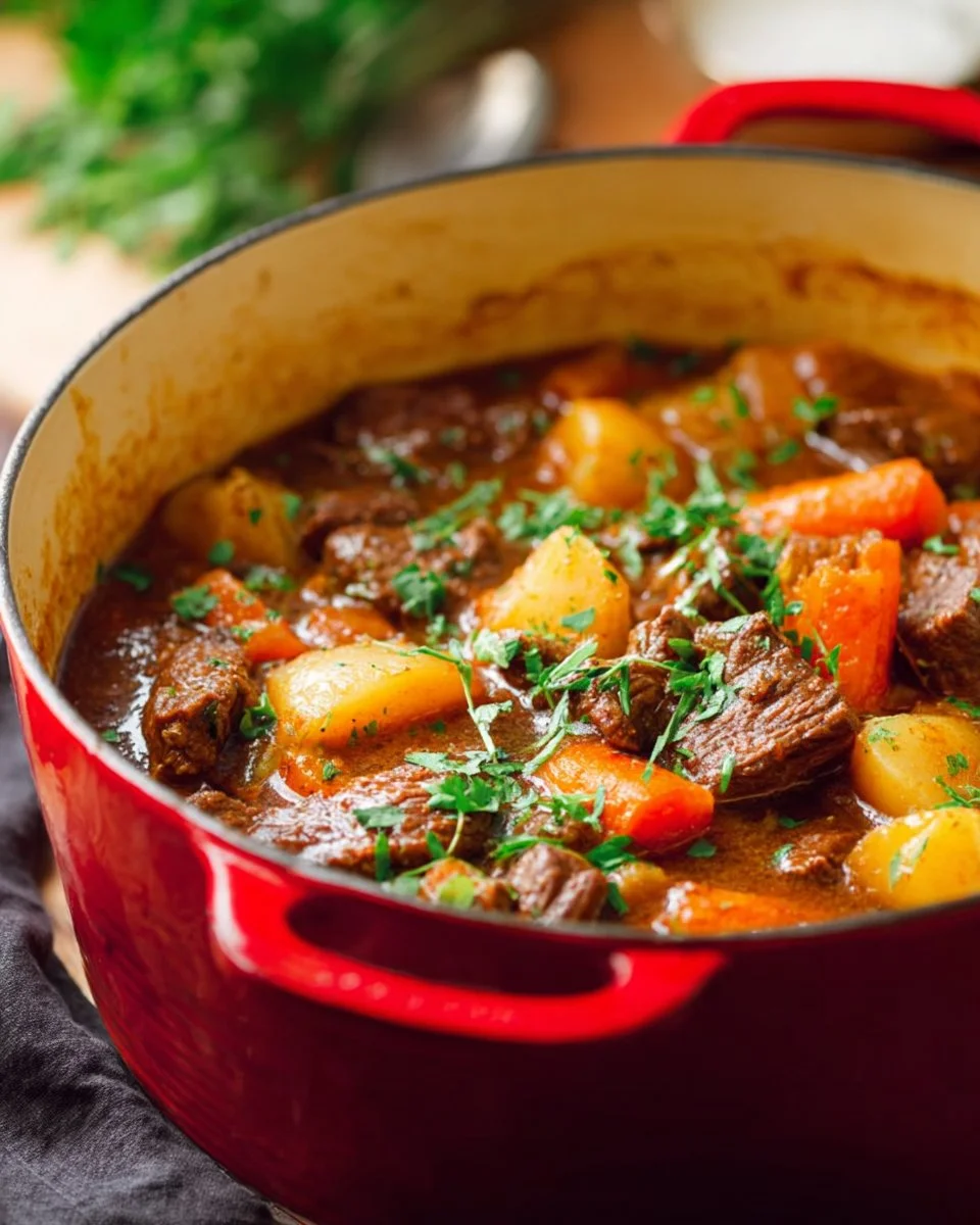 Hearty Dutch Oven Beef Stew