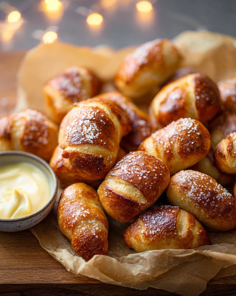 Homemade Soft Pretzel Bites