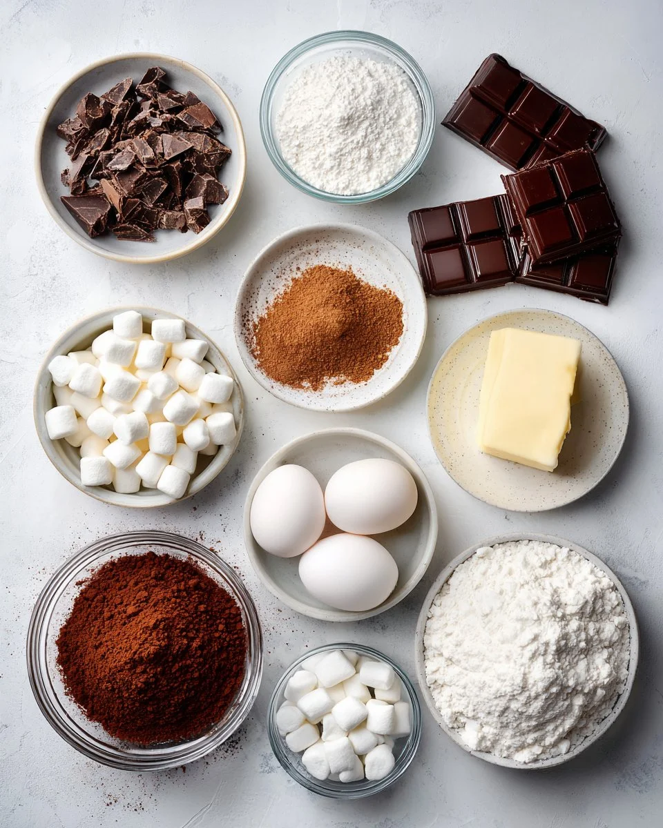 HOT CHOCOLATE BROWNIES