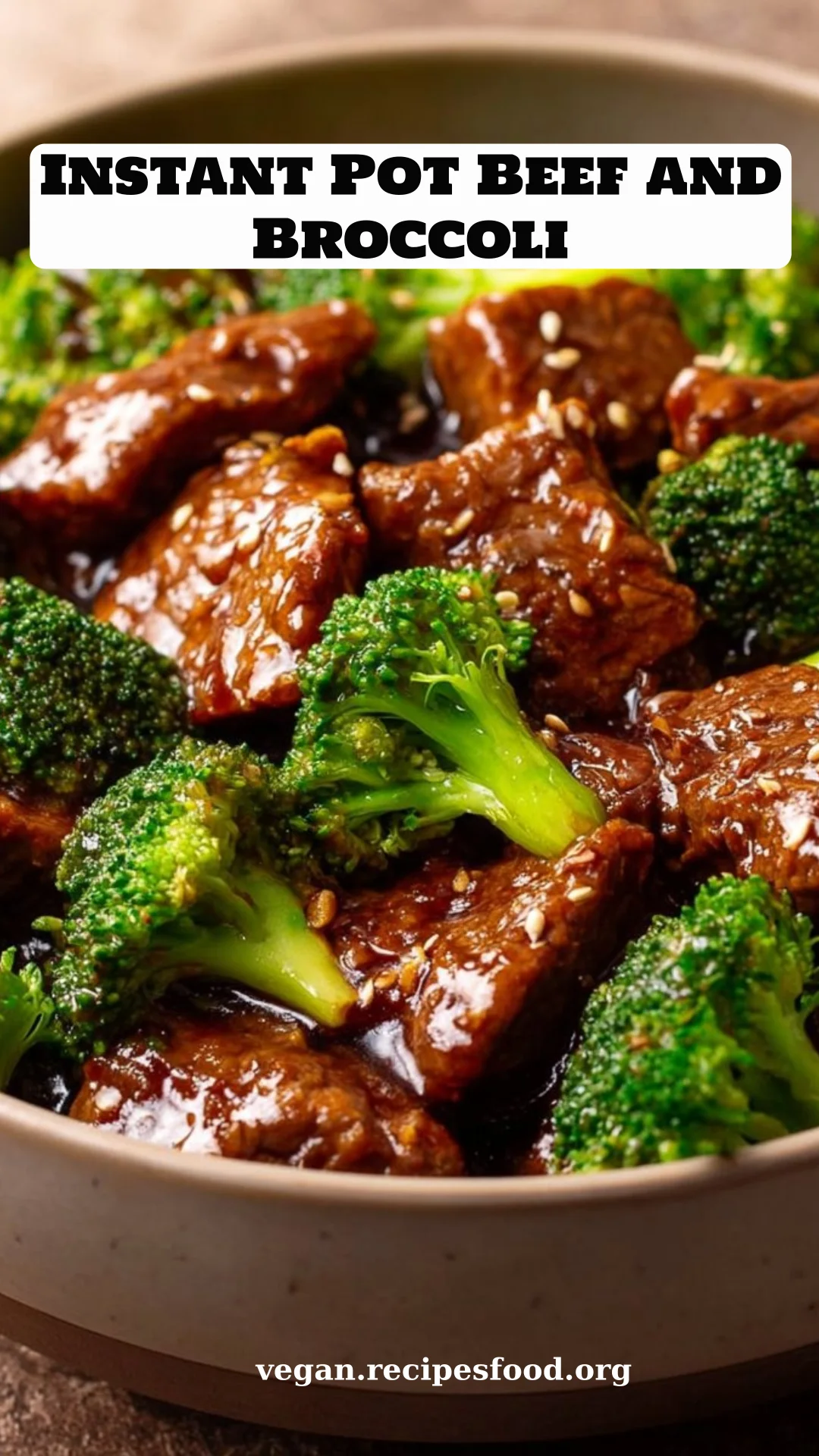 Instant Pot Beef and Broccoli