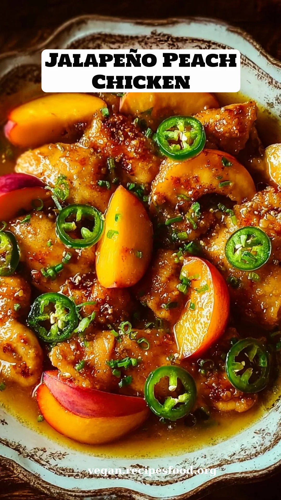 Jalapeño Peach Chicken