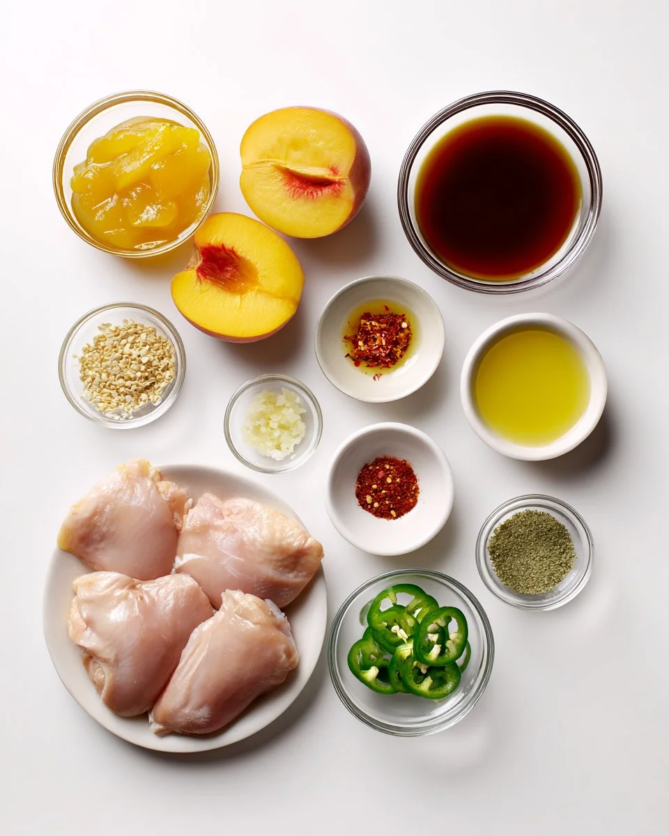 Jalapeño Peach Chicken