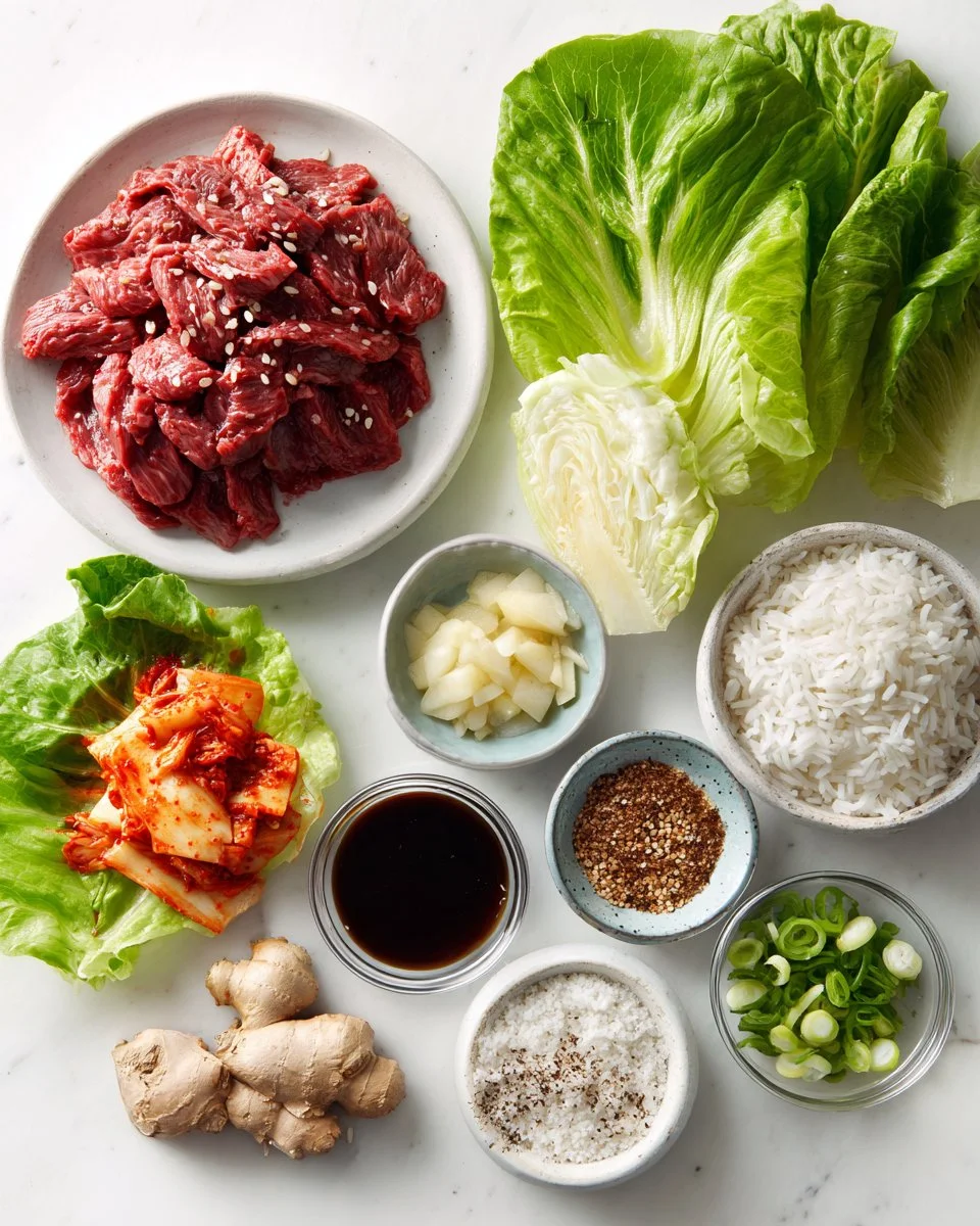 Korean Beef Lettuce Wraps
