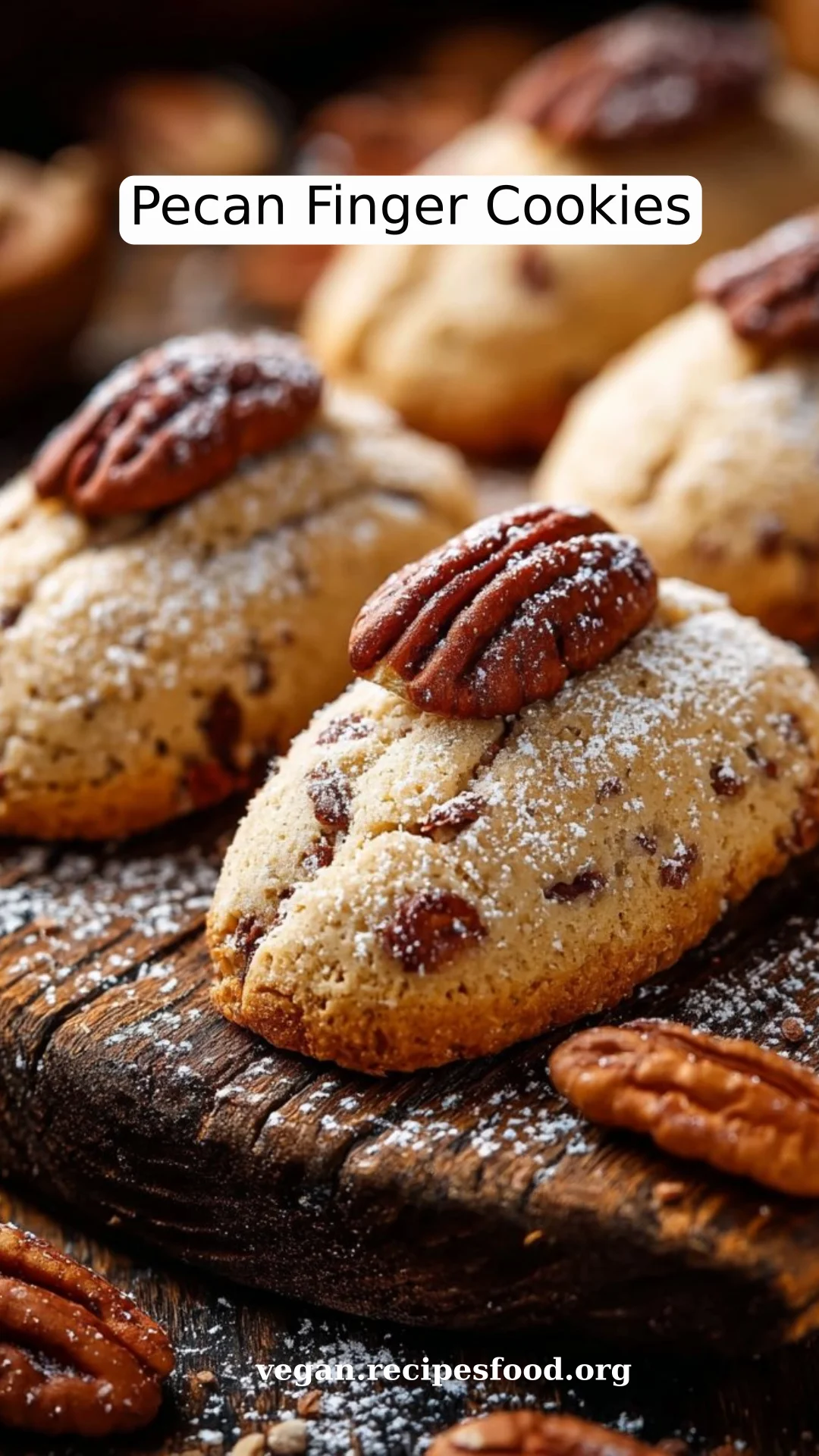 Pecan Finger Cookies