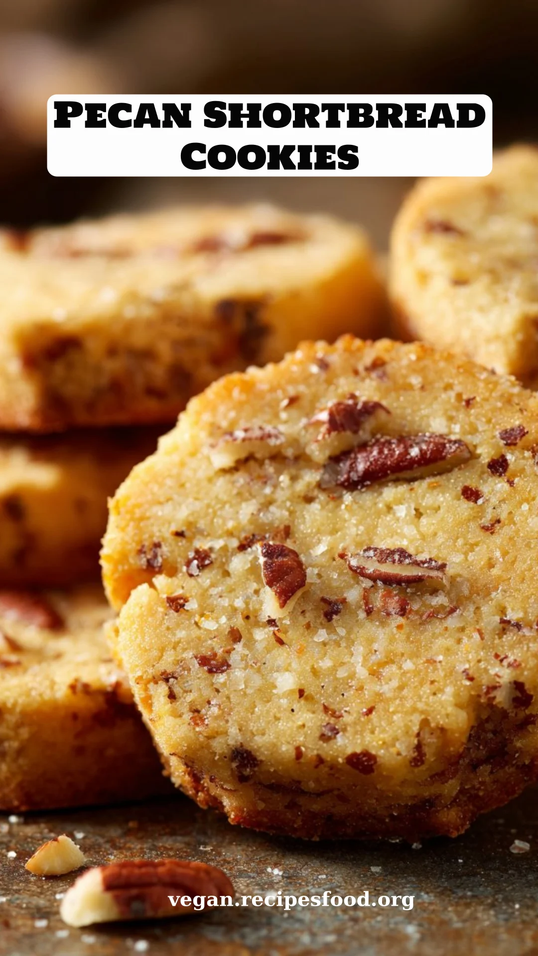 Pecan Shortbread Cookies