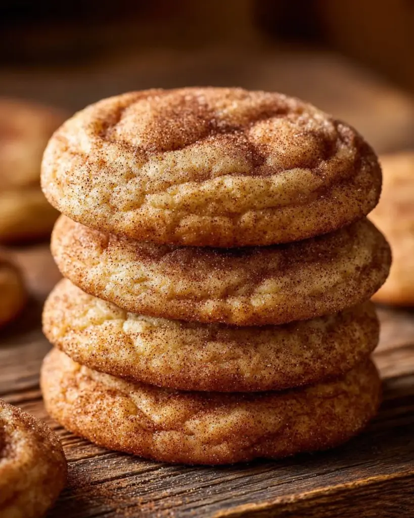 A batch of perfect snickerdoodle cookies on a cooling rack.