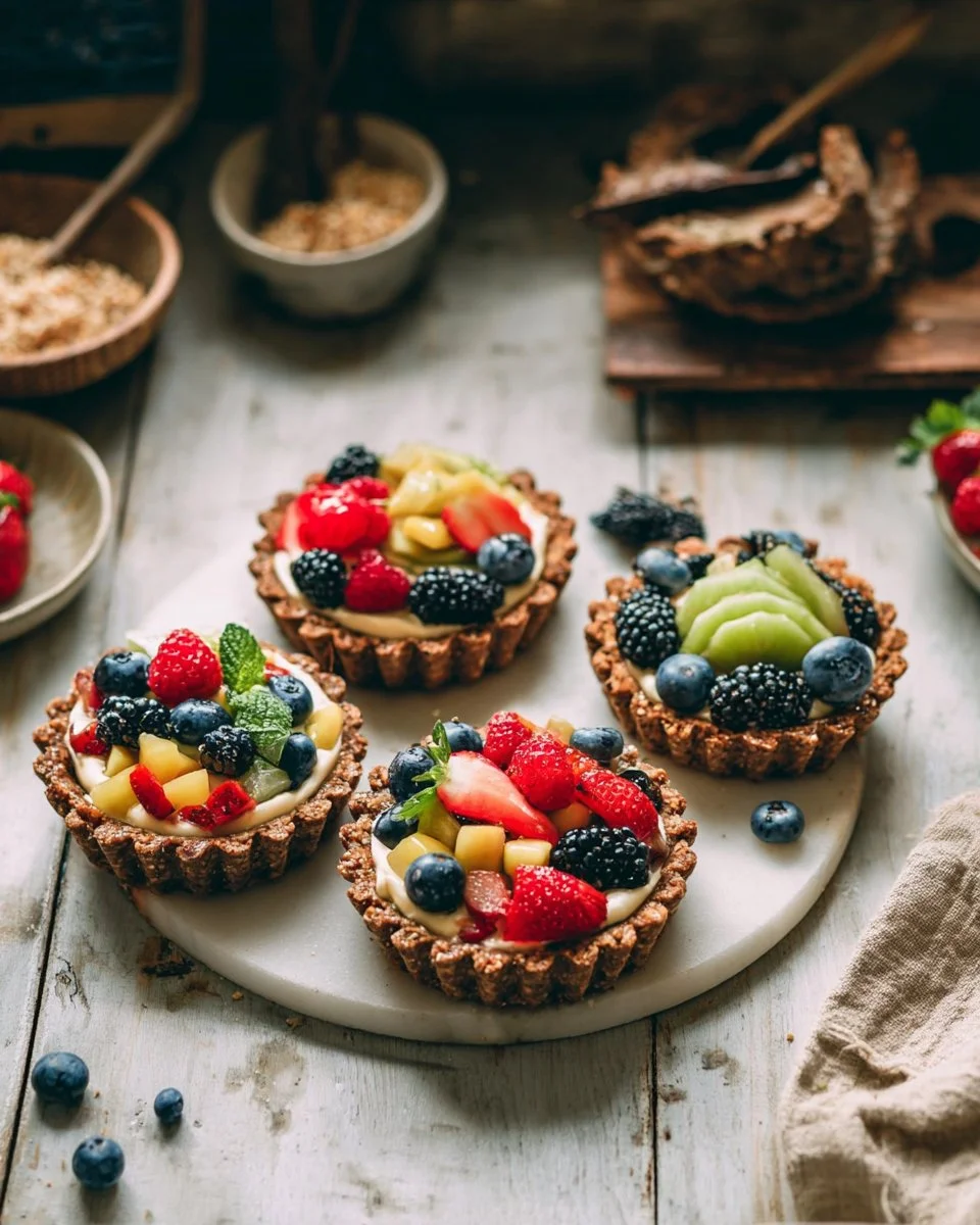 RAW FRUIT TARTS
