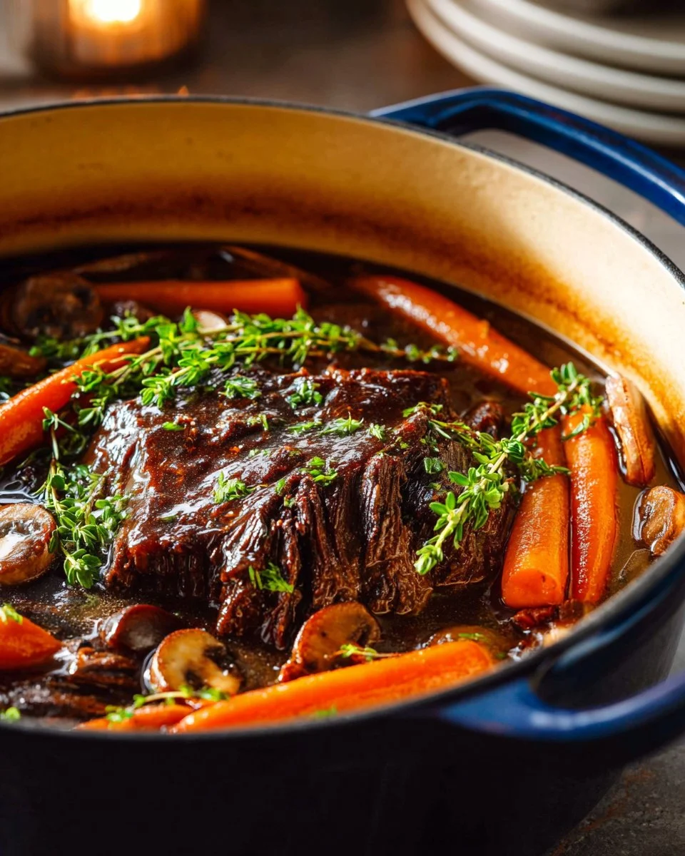 Red Wine Braised Beef