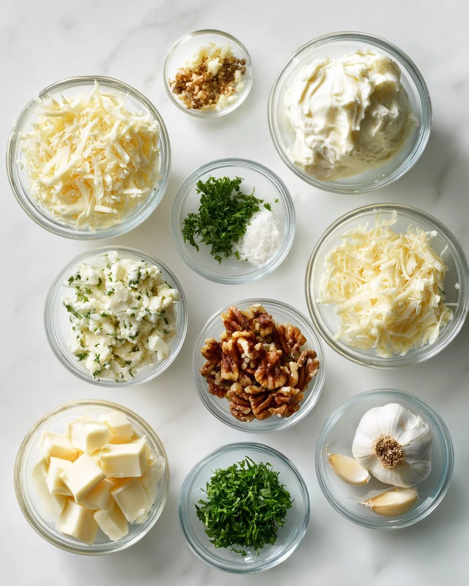 Roasted Garlic Asiago Cheese Ball