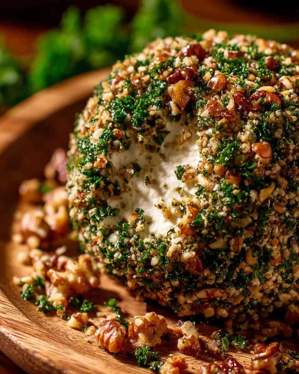 Roasted Garlic Asiago Cheese Ball