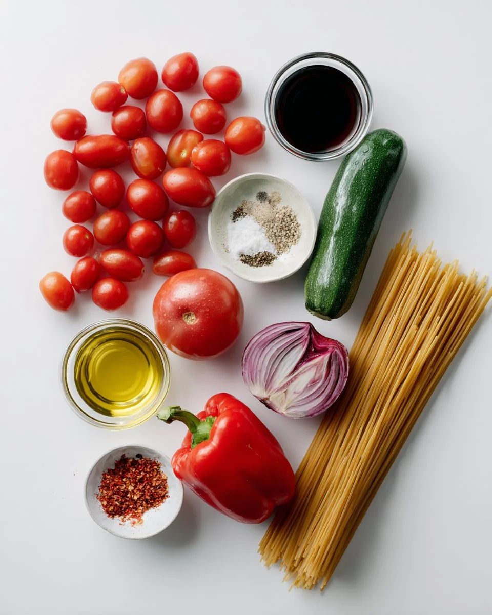 Roasted Summer Vegetable Pasta