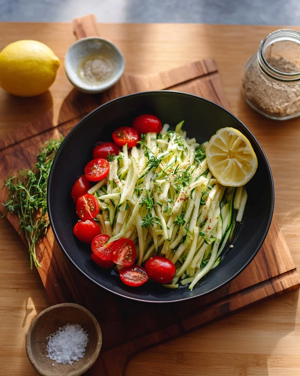 Simple Zucchini Pasta Salad
