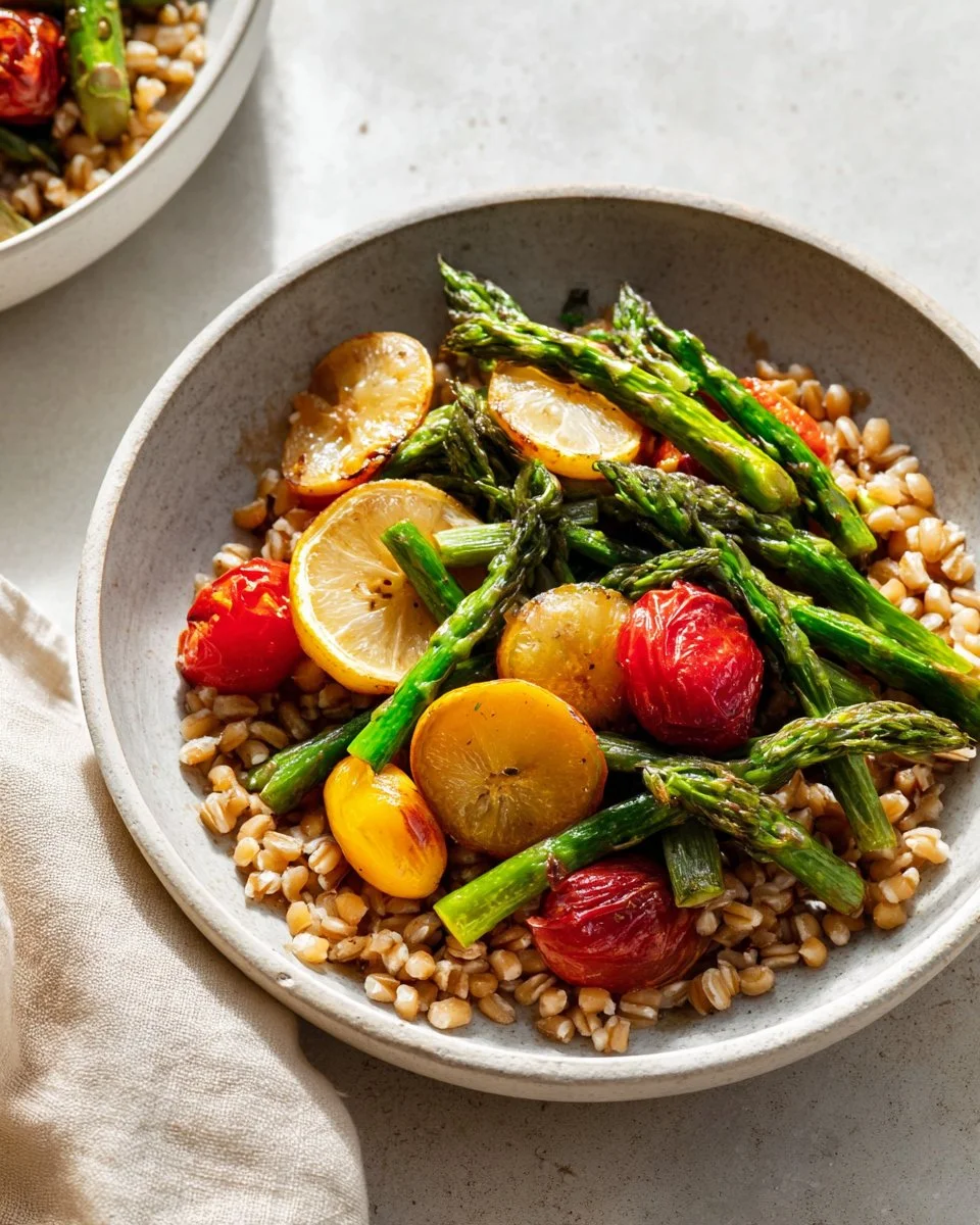 Skillet Asparagus and Tomato Medley