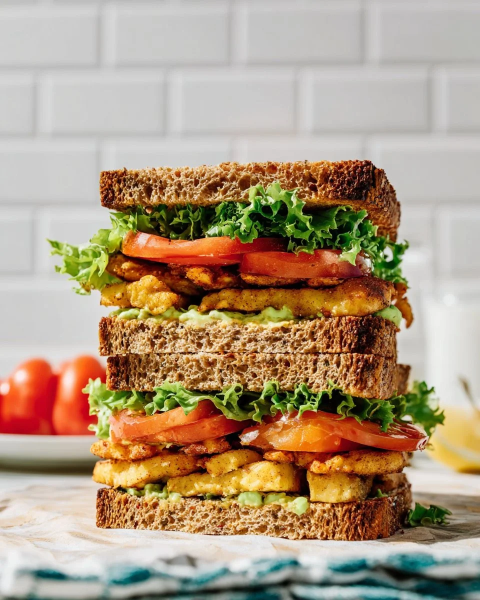 Smoky Chipotle Tofu Sandwich TLT