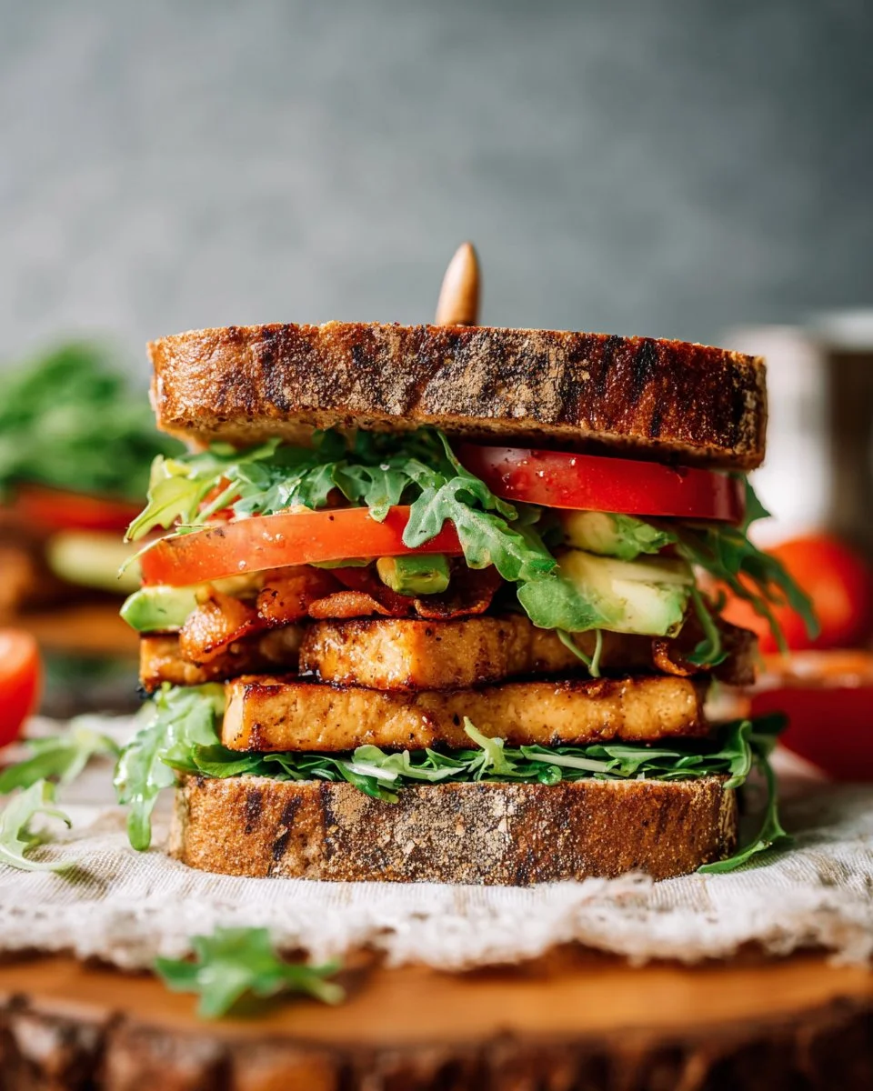 Smoky Chipotle Tofu Sandwich TLT
