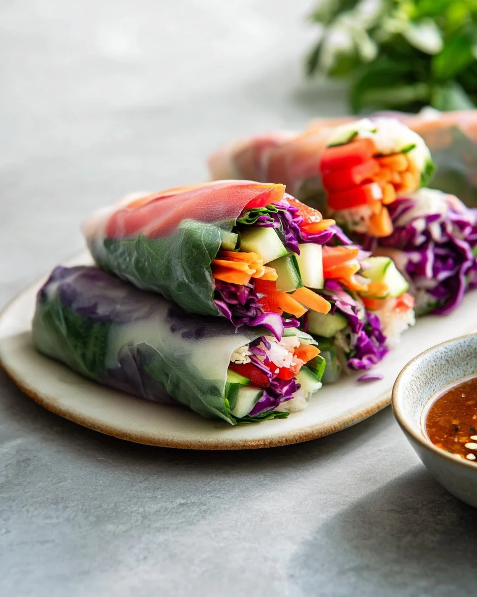 Summer Rolls with Two Dipping Sauces