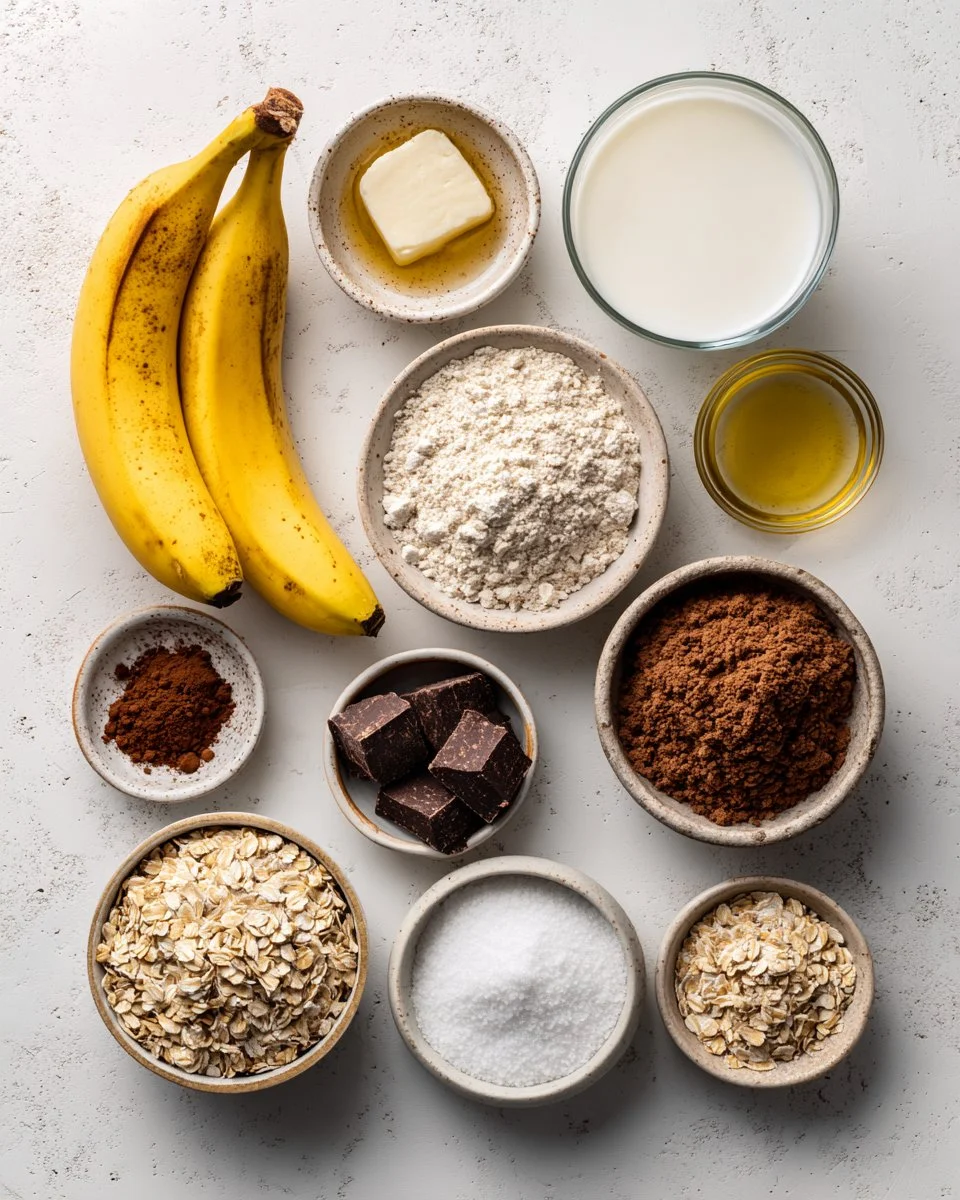 Vegan Banana Oatmeal Muffins with Streusel Topping