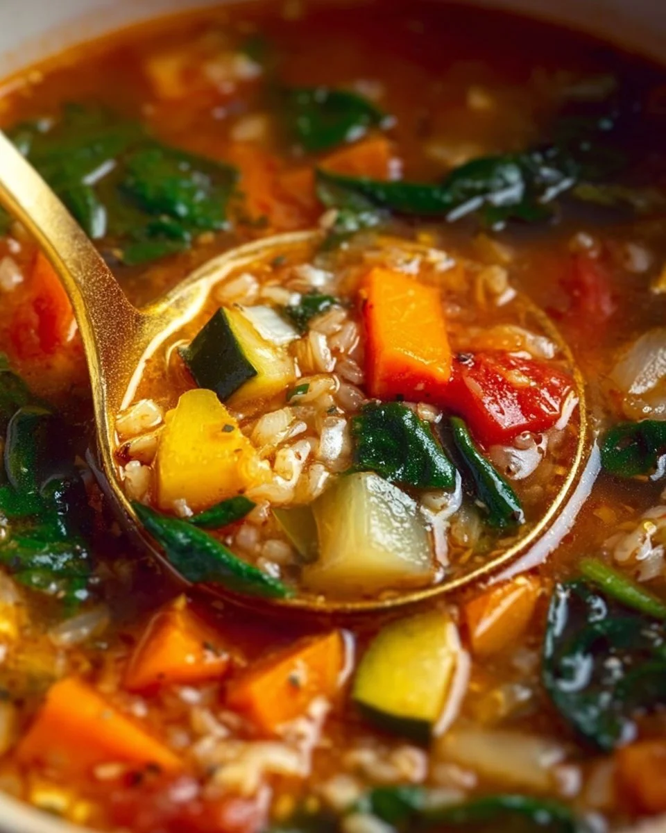 Vegetable Soup with Barley (or Farro)