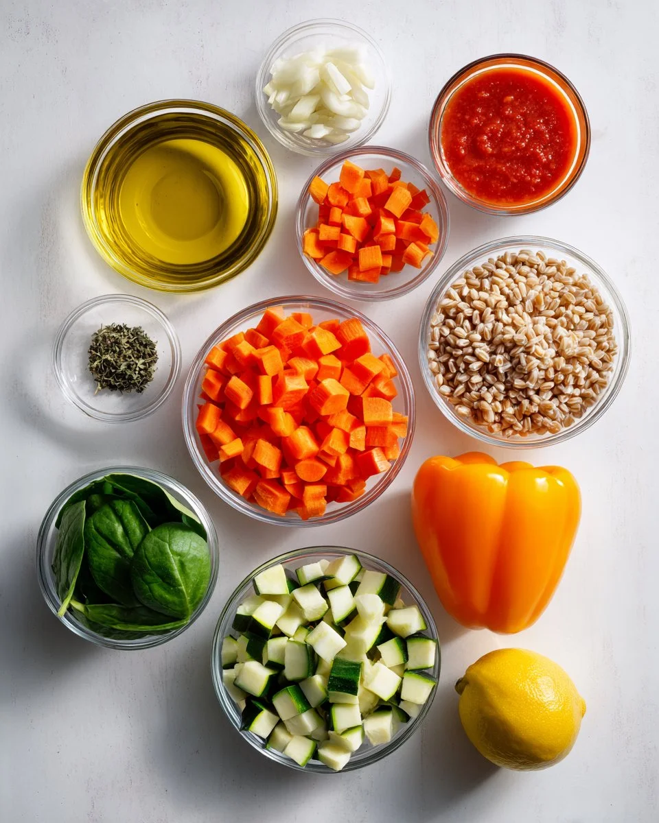 Vegetable Soup with Barley (or Farro)
