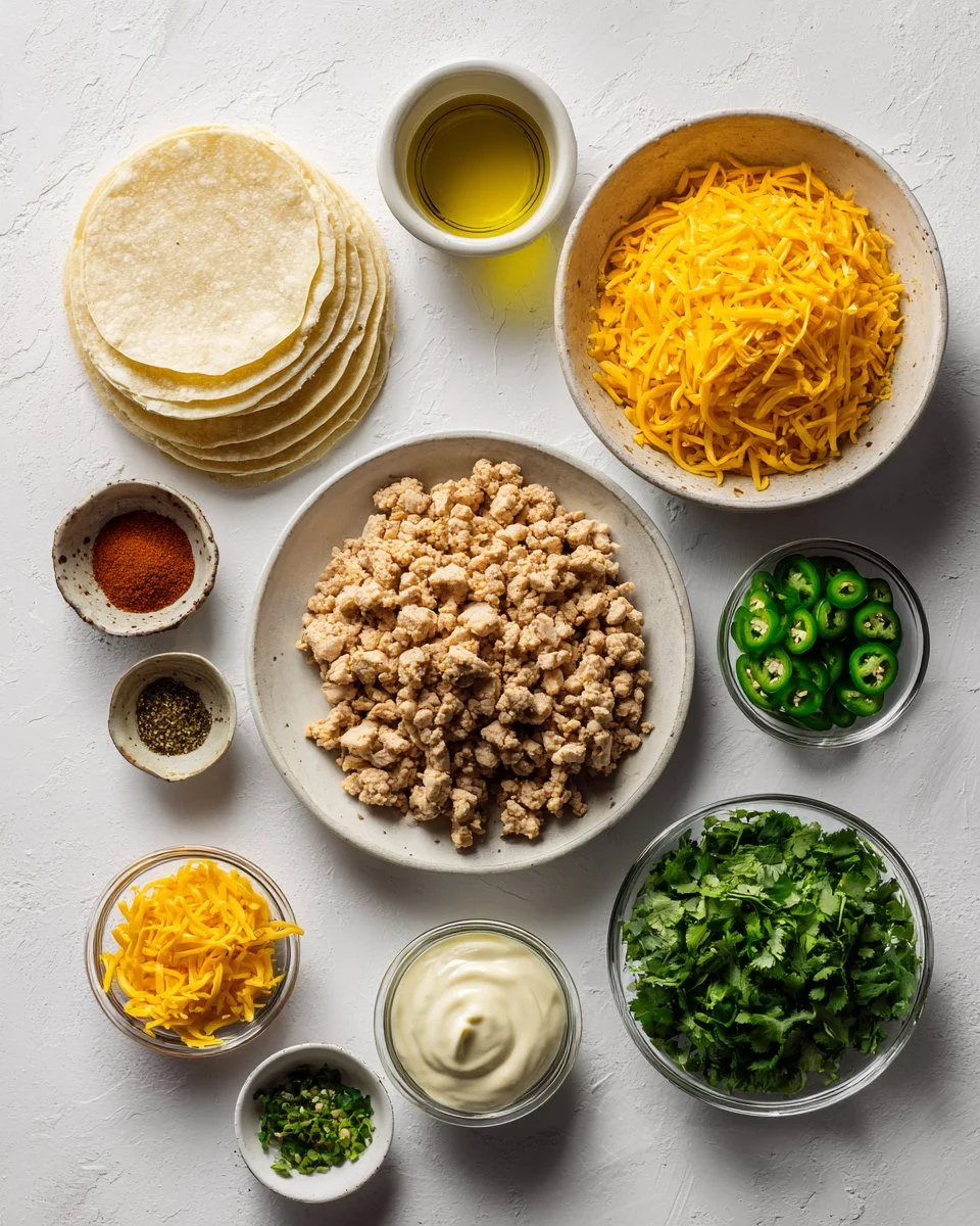 Crispy Baked Chicken Tacos