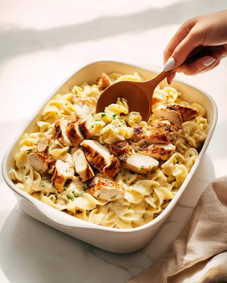 Olive Garden Asiago Tortelloni Alfredo (with Grilled Chicken)