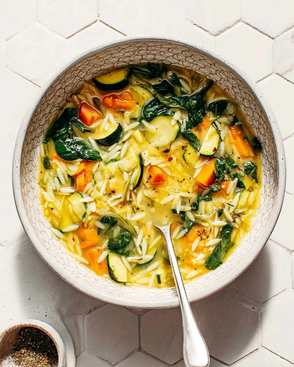 Vegetable Orzo Soup