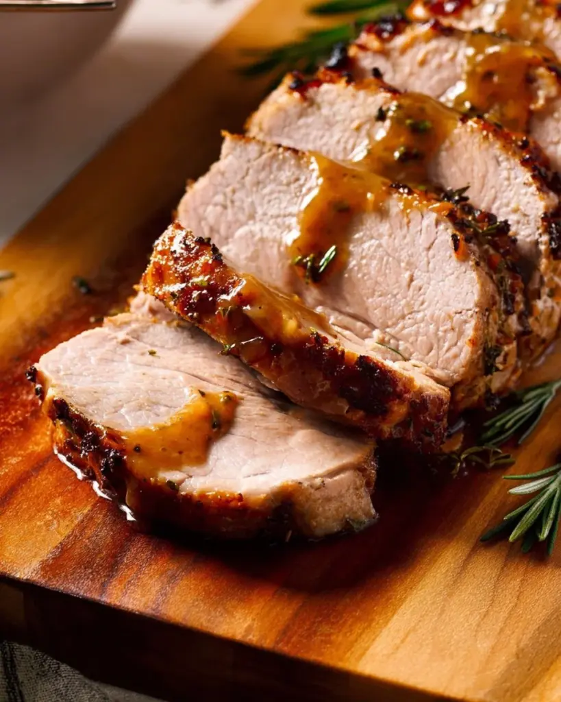 Delicious homemade pork gravy served over mashed potatoes