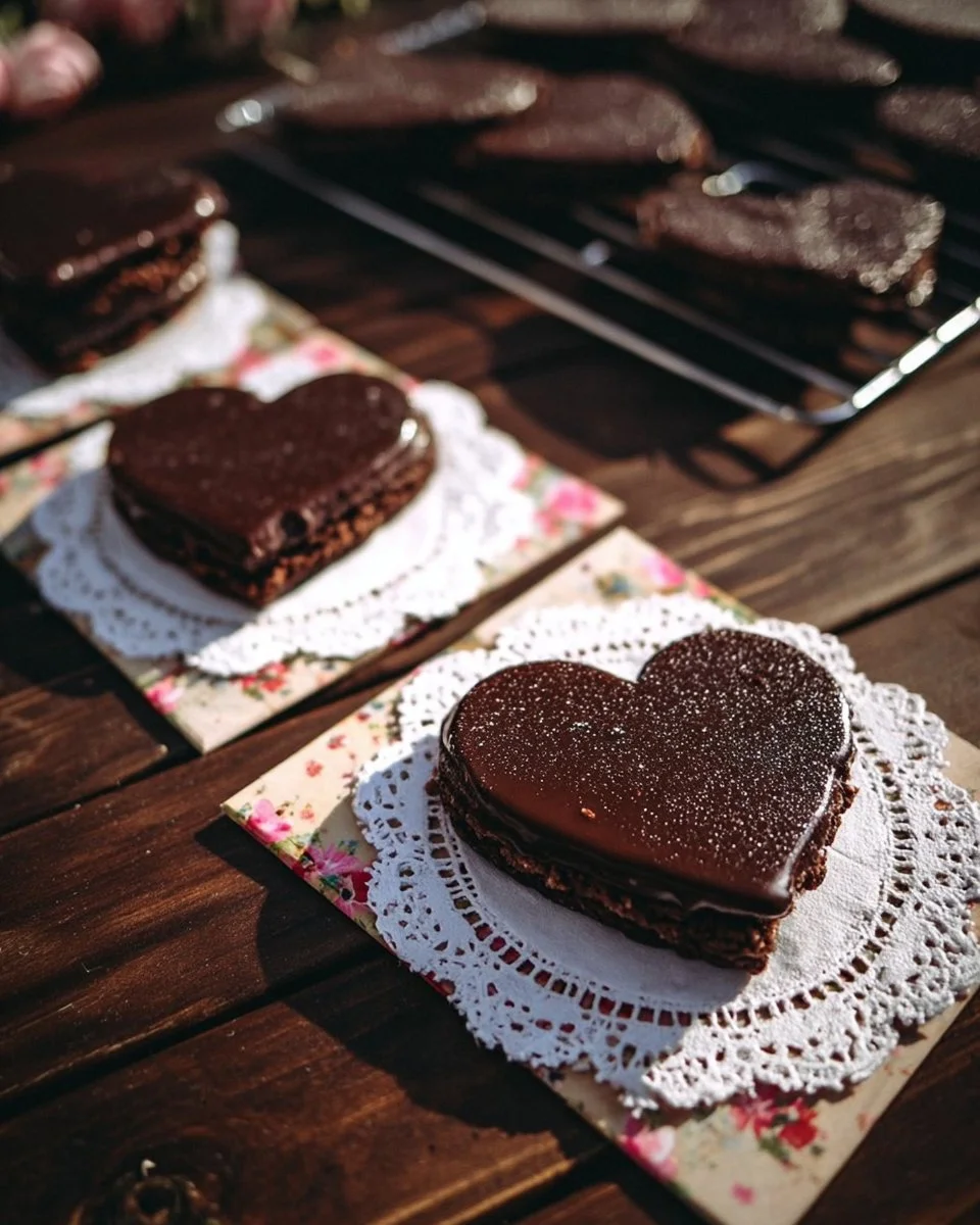 Chocolate Fudge Sandwich Cookies