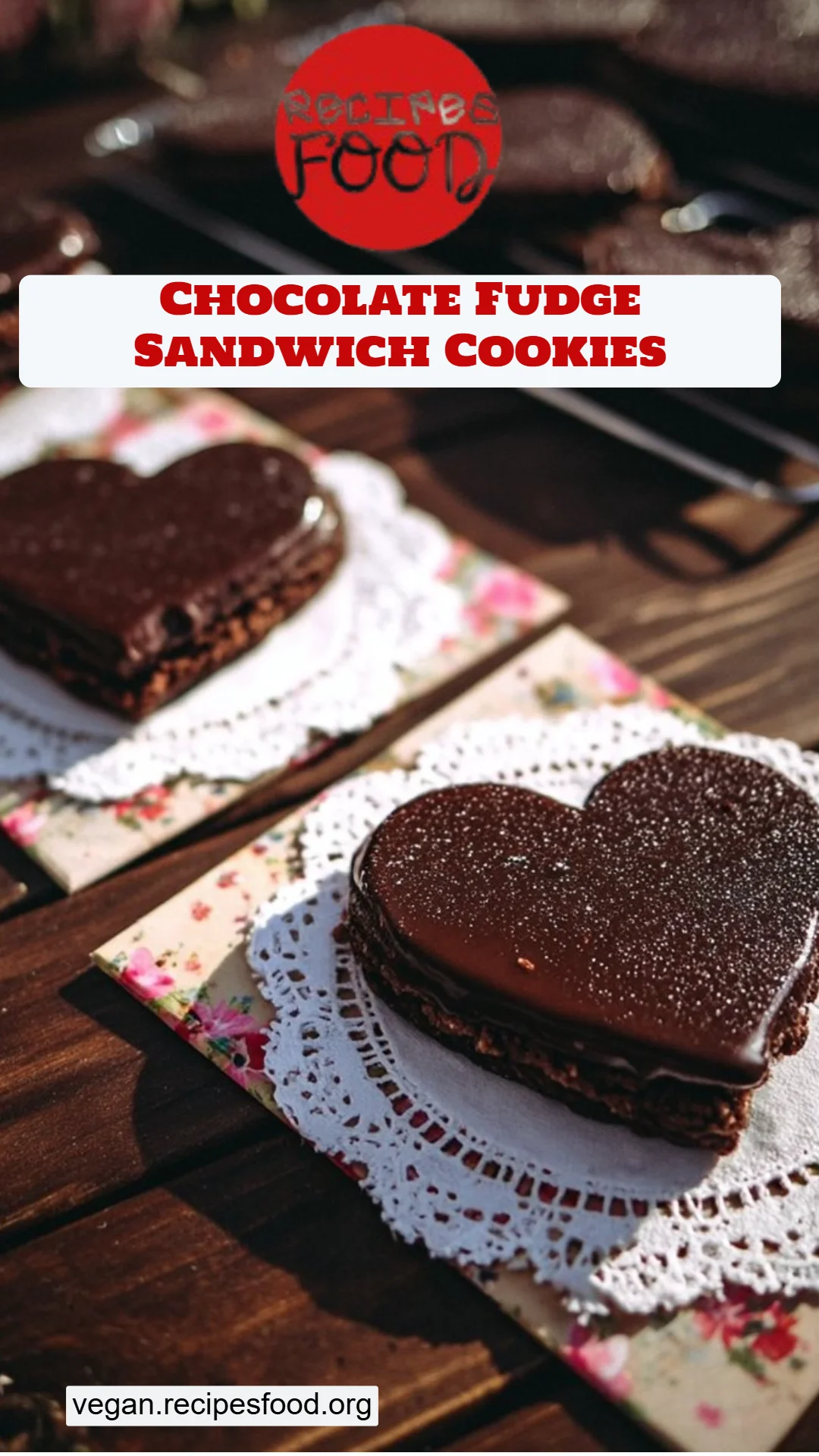 Chocolate Fudge Sandwich Cookies