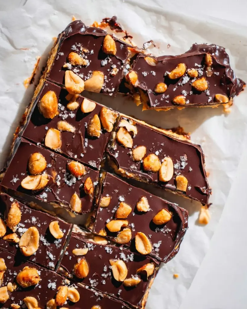 Easy chocolate date bark made with dates and chocolate, inspired by viral TikTok recipe